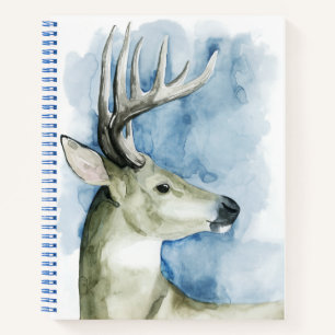 Carnet Stag errant - Aquarelle