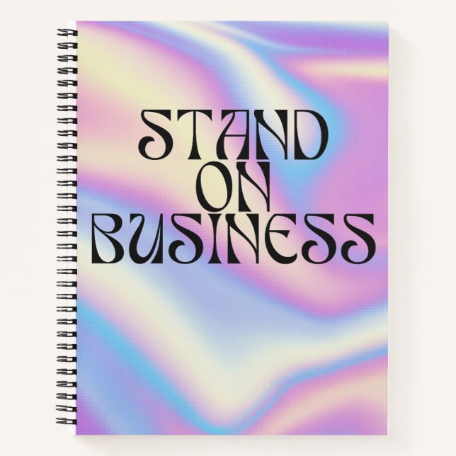 Carnet Stand on Business Notebook (Devant)
