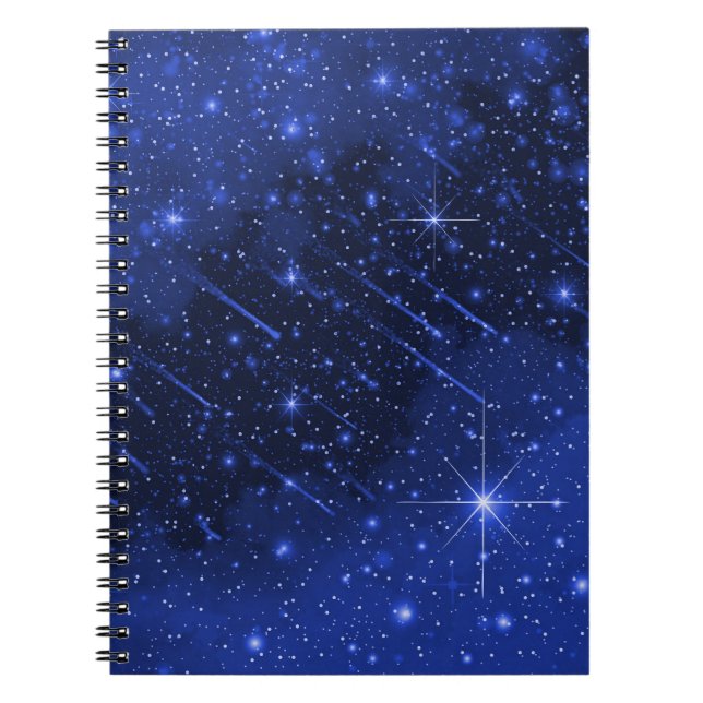 Carnet Star Galaxy On Blue (Devant)