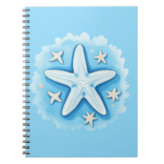 Carnet Starfish in Blue