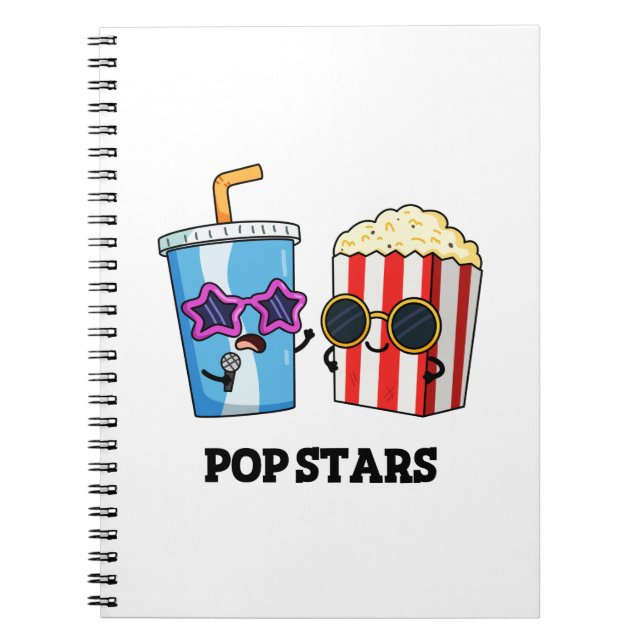 Carnet Stars de la Pop Blague de Snack Amusant  (Devant)