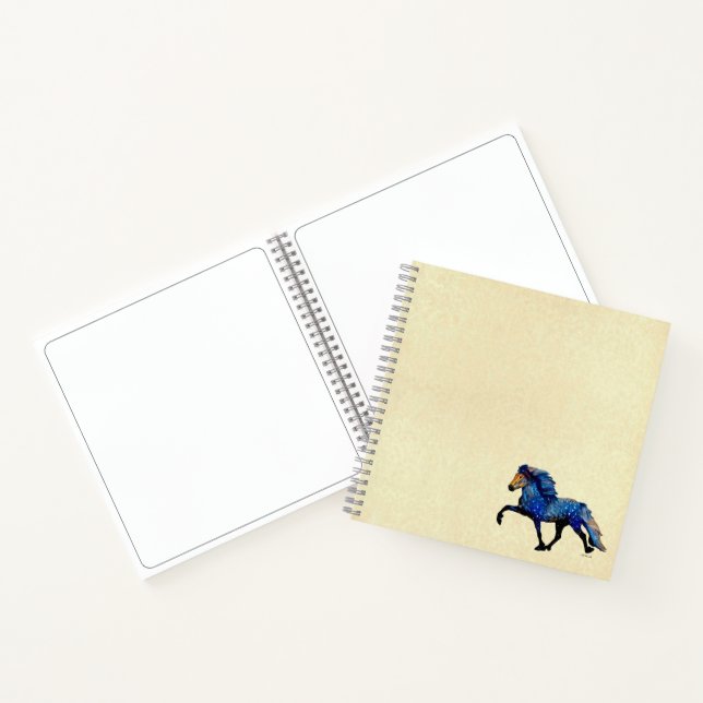 Carnet Stary Night Islandais Horse (Intérieur)
