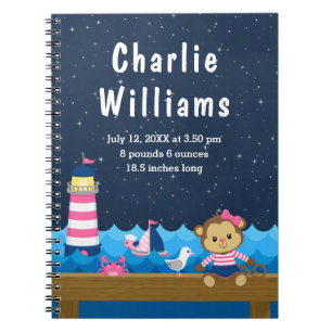 Carnet Statistiques de naissance de la marine rose de sin