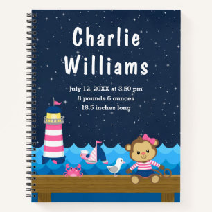 Carnet Statistiques de naissance de la marine rose de sin