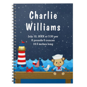 Carnet Statistiques de naissance de la Marine Rouge de si
