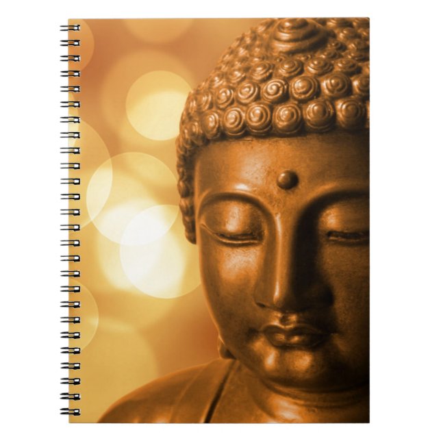 Carnet Statue de Bouddha de bronze avec Arrière - plan de (Devant)