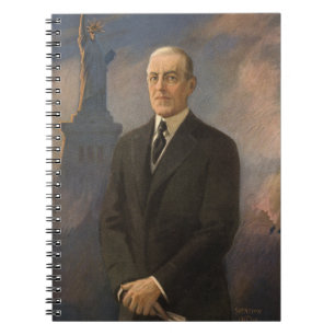 Carnet Statue de la Liberté et président Woodrow Wilson
