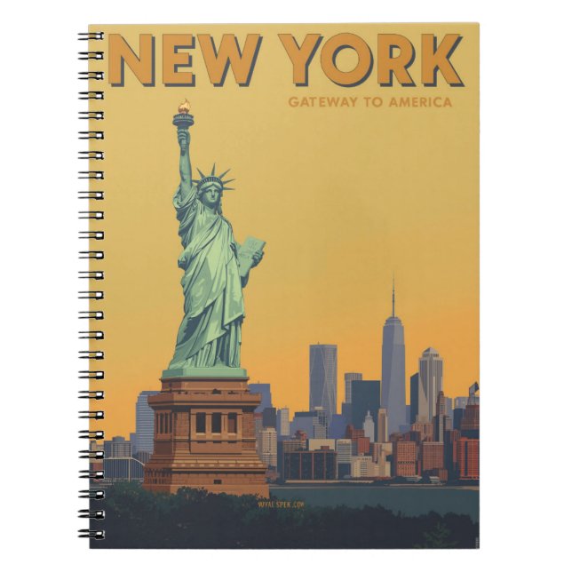 Carnet Statue de la Liberté New York (Devant)
