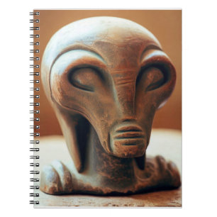 Carnet Statue de l'Alien antique