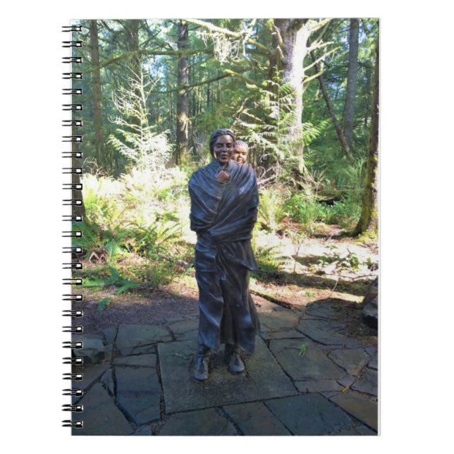 Carnet Statue Sacagawea, Fort Clatsop, Astoria, Oregon (Devant)