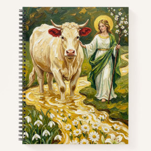 Carnet Ste Brigitte & La Vache Blanche (Imbolc)
