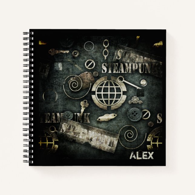 Carnet Steampunk (Devant)