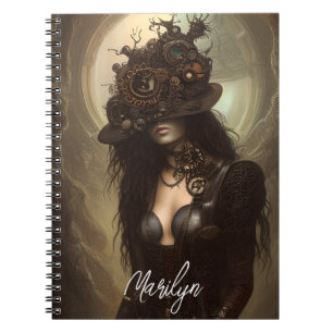 Carnet Steampunk Hide Your Eyes Original Artwork  