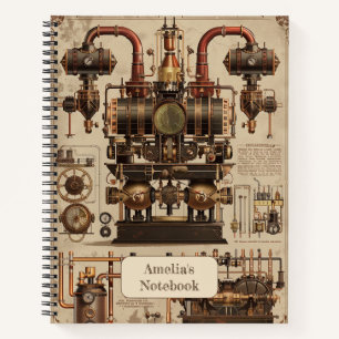 Carnet Steampunk Retro