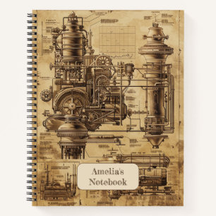 Carnet Steampunk Retro