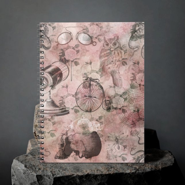 Carnet Steampunk romantique | Ephémère Vintage antique (Créateur téléchargé)