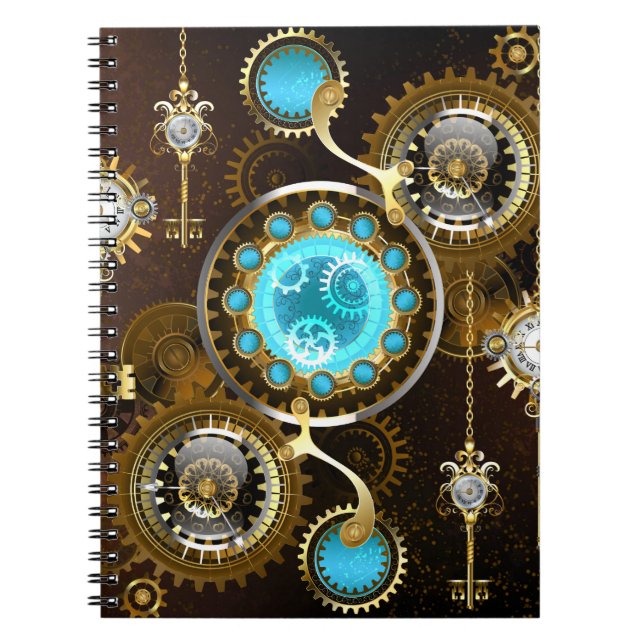 Carnet Steampunk Rusty Background (Devant)