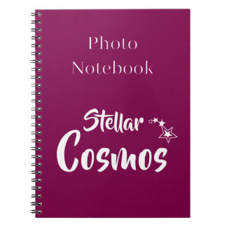 Carnet Stellar Cosmos Spiral Photo Notebook