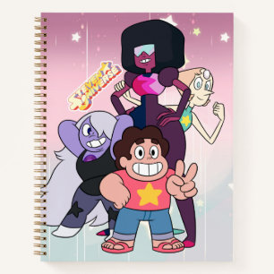 Carnet Steven Universe   Pose du groupe Crystal Gem