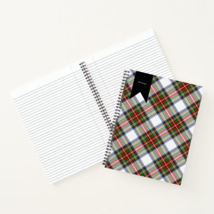 Carnet Stewart Royal Robe Plaid écossais Motif