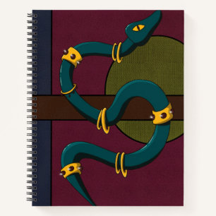 Carnet Sticker Carré Snake