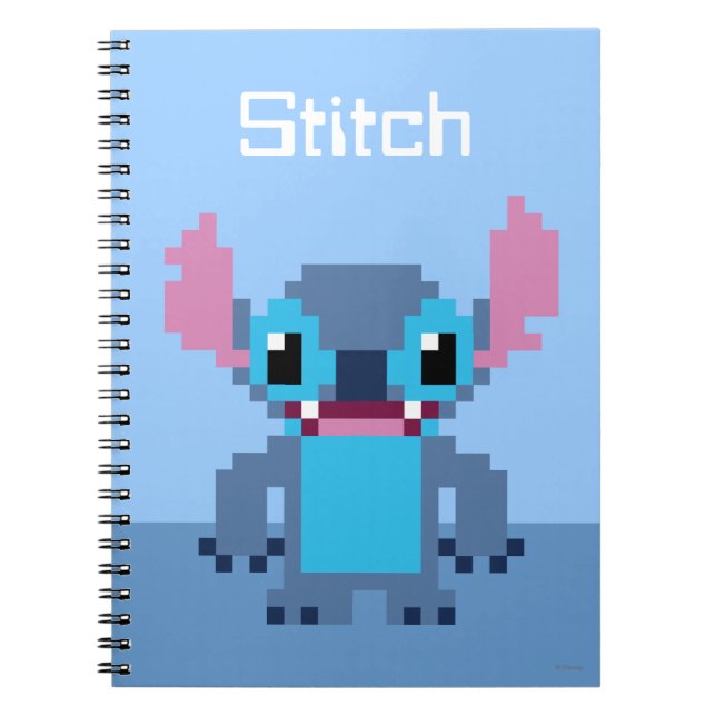 Carnet Stitch à 8 bits (Devant)