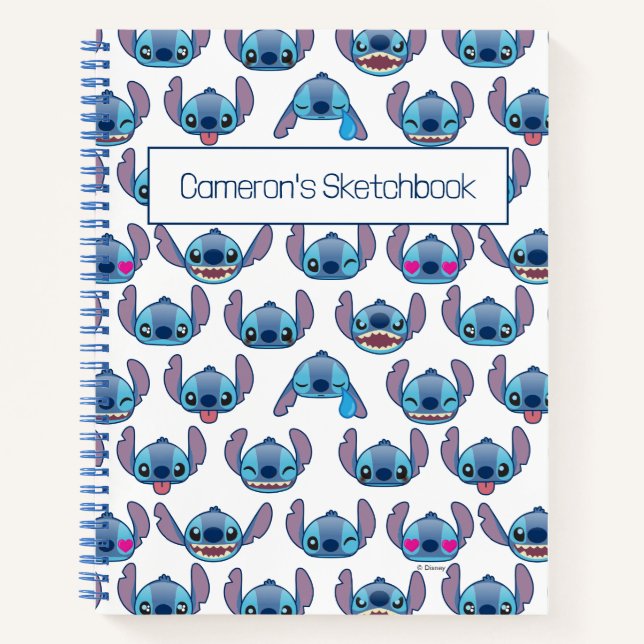 Carnet Stitch Emoji Motif (Devant)