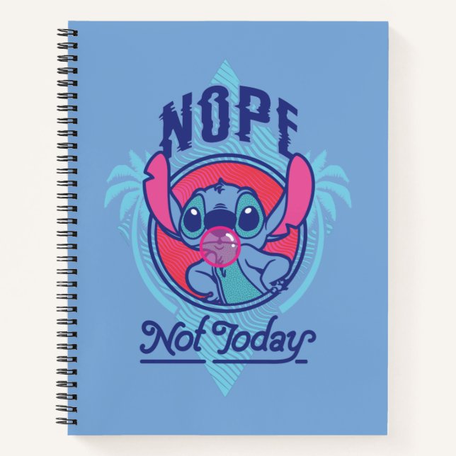Carnet Stitch | Non Pas Aujourd'Hui (Devant)