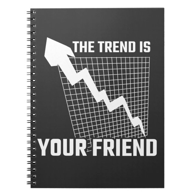 Carnet Stock Market Trader Exchange Money Investisseur (Devant)