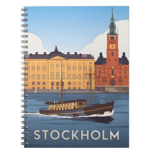 Carnet Stockholm vintage
