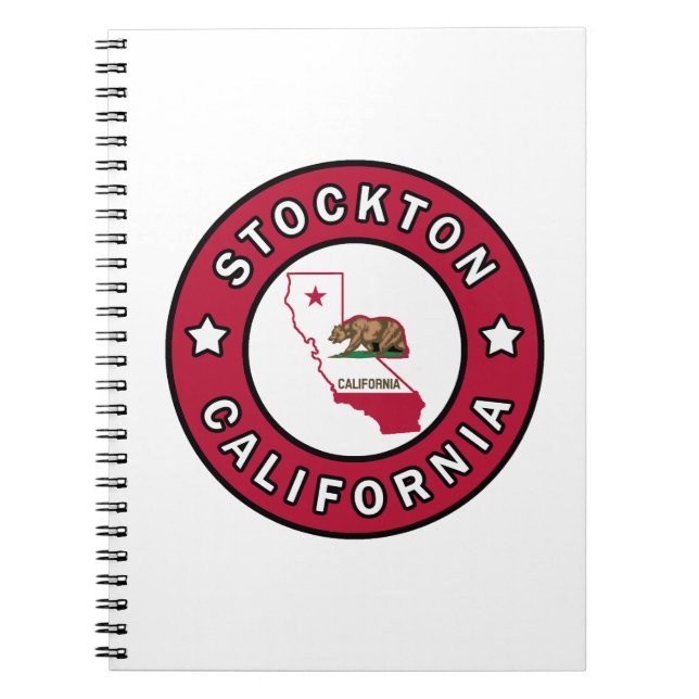 Carnet Stockton, Californie (Devant)