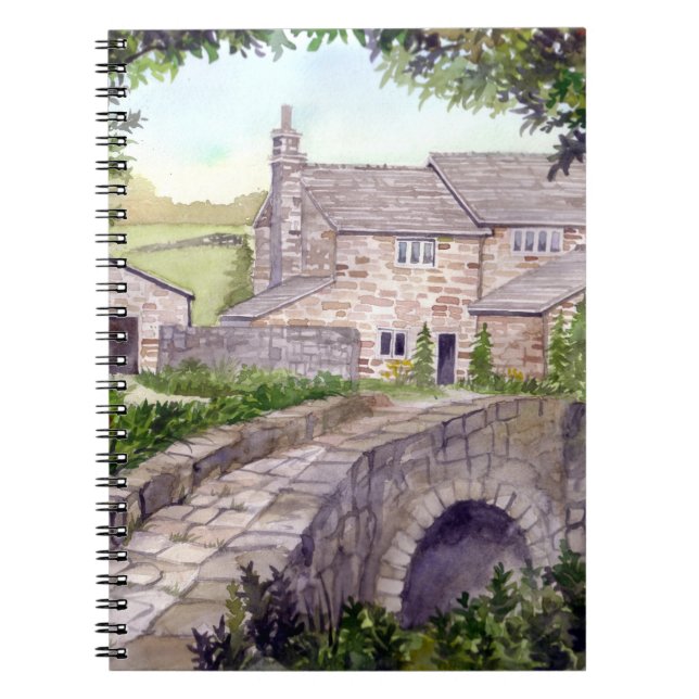 Carnet Stone Bridge Watercolor (Devant)