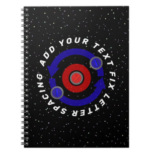 Carnet Stone de curling roulant comme l'orbite de la Terr