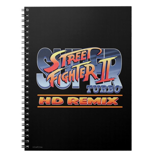 Carnet Street Fighter II Turbo HD remélangent le logo (Devant)