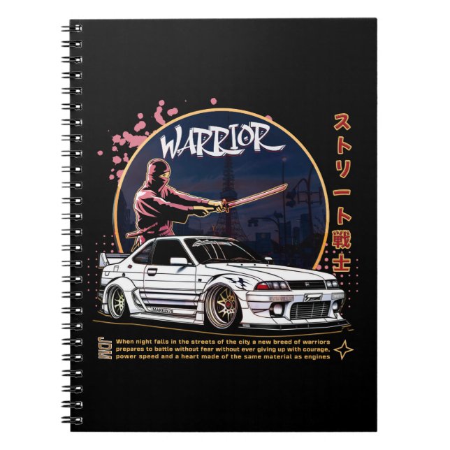 Carnet Street Warrior Samurai - Pilote Skyline (Devant)