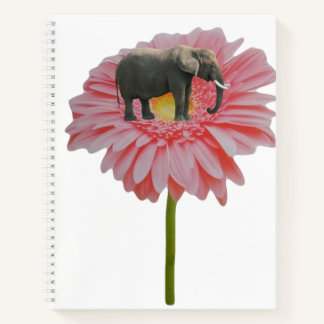 Carnet Strength of a Daisy Spiral Notebook
