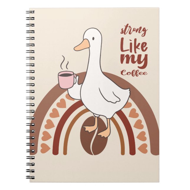 Carnet Strong Coffee (Devant)