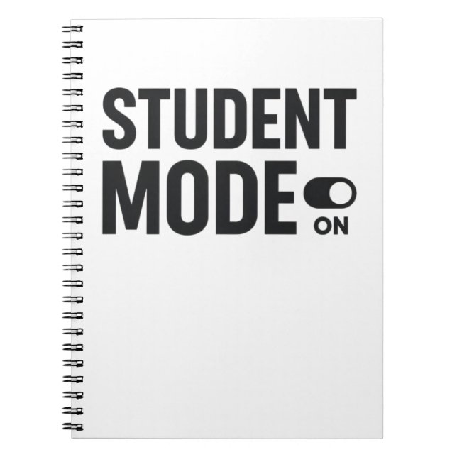 Carnet Student Mode On – Study Motivation (Devant)