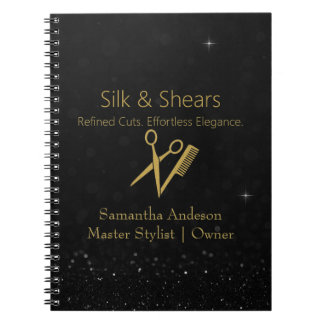 Carnet Studio de Cheveux de luxe avec Parties scintillant