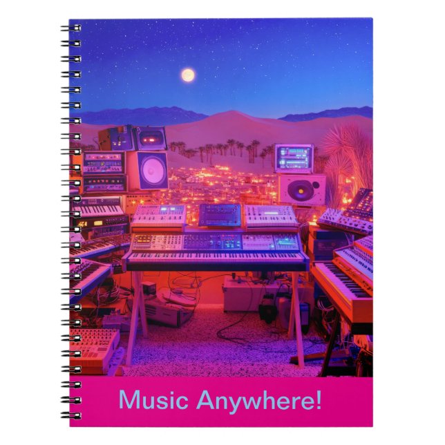 Carnet Studio de musique du désert (Devant)