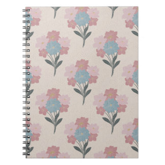 Carnet Style bloc floral