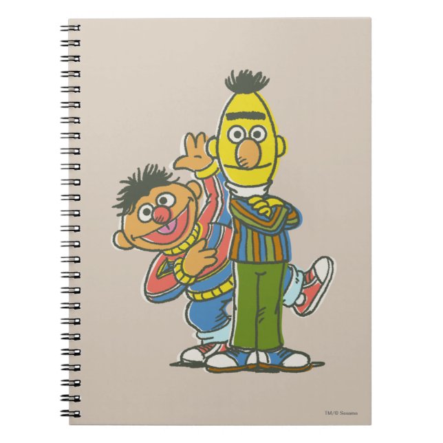 Carnet Style classique Bert et Ernie (Devant)