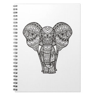 Carnet Style décoratif d'éléphant