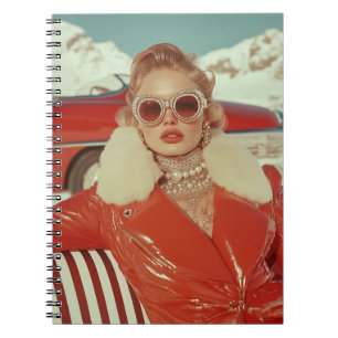 Carnet Style d'hiver rétro et glamour dans un cadre alpin