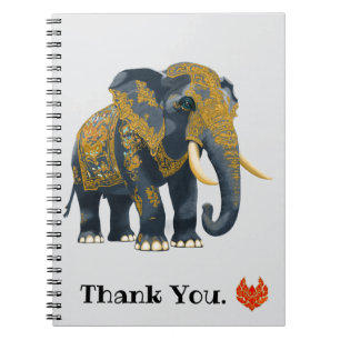 Carnet Style Elephant Thaïlande.