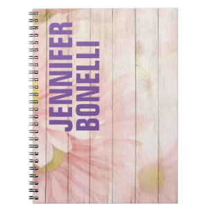 Carnet Style minimaliste moderne personnalisé Texte gras 