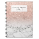 Stylish Faux rose rose pink ombre blanc