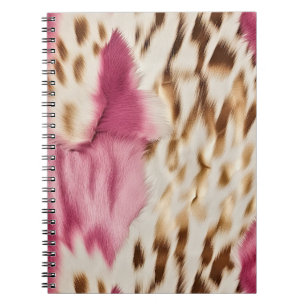 Carnet Stylish Girly Rose White Gold Zebra