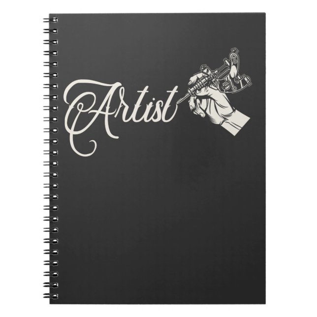 Carnet Stylo de tatouage Artiste Tattoo Ink Art (Devant)