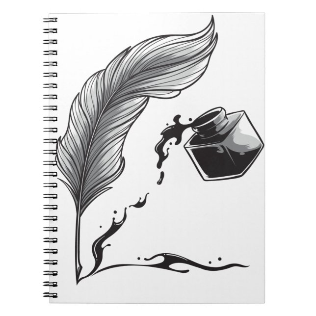 Carnet Stylo plume d'encre (Devant)